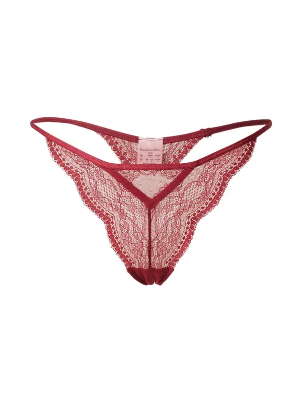 Hunkemöller Hunkemöller Tangice 'ISABELLE'  temno rdeča