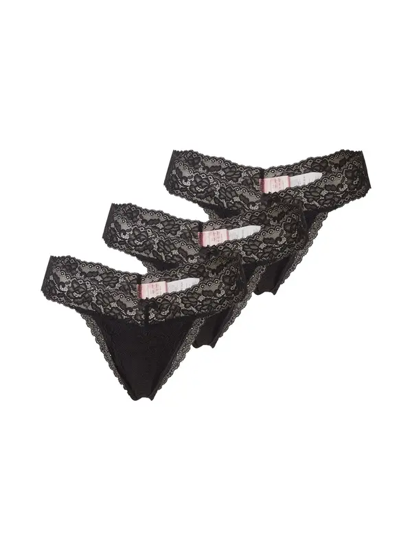 Hunkemöller Hunkemöller Tangice 'Madison'  črna