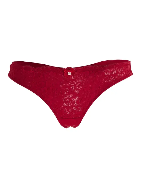 Hunkemöller Hunkemöller Tangice 'Marine'  rdeča