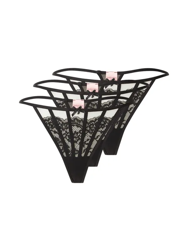Hunkemöller Hunkemöller Tangice 'Maxime'  črna