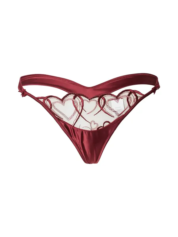 Hunkemöller Hunkemöller Tangice 'Olivia'  vinsko rdeča