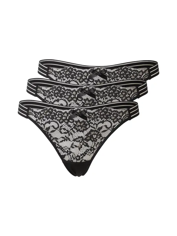 Hunkemöller Hunkemöller Tangice 'Sully'  črna