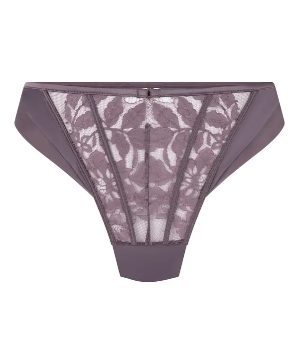 Hunkemöller Hunkemöller Tangice  temno liila