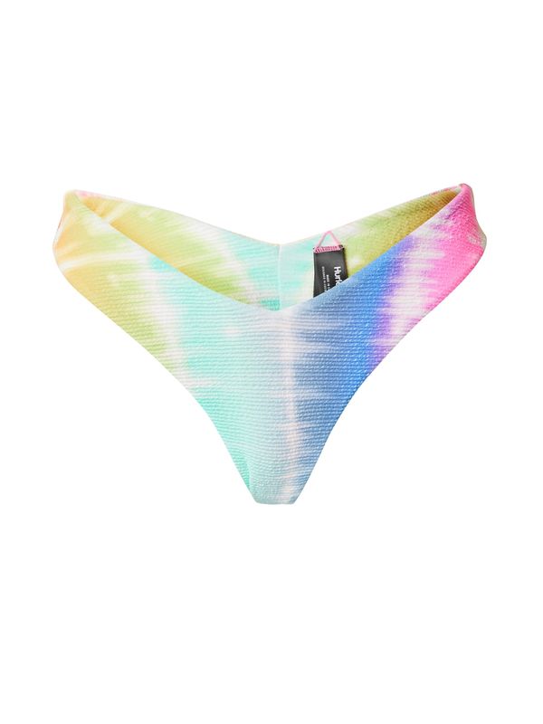 Hurley Hurley Bikini hlačke  modra / rumena / žad / roza
