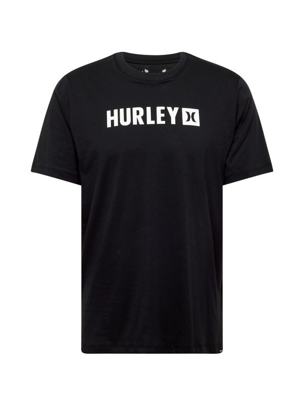 Hurley Hurley Funkcionalna majica  črna / bela