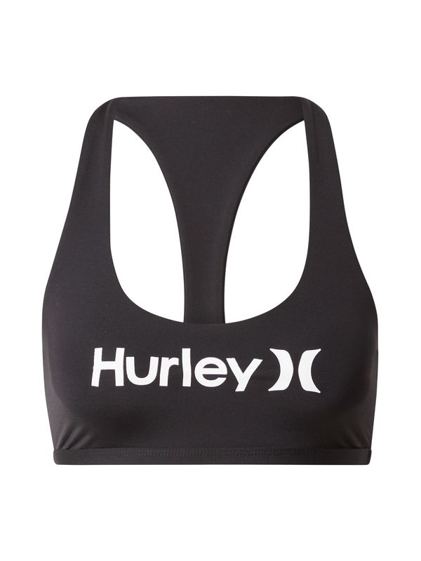 Hurley Hurley Športen bikini zgornji del  črna / bela