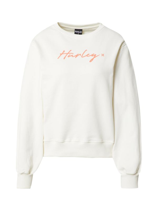 Hurley Hurley Športna majica  kremna / korala
