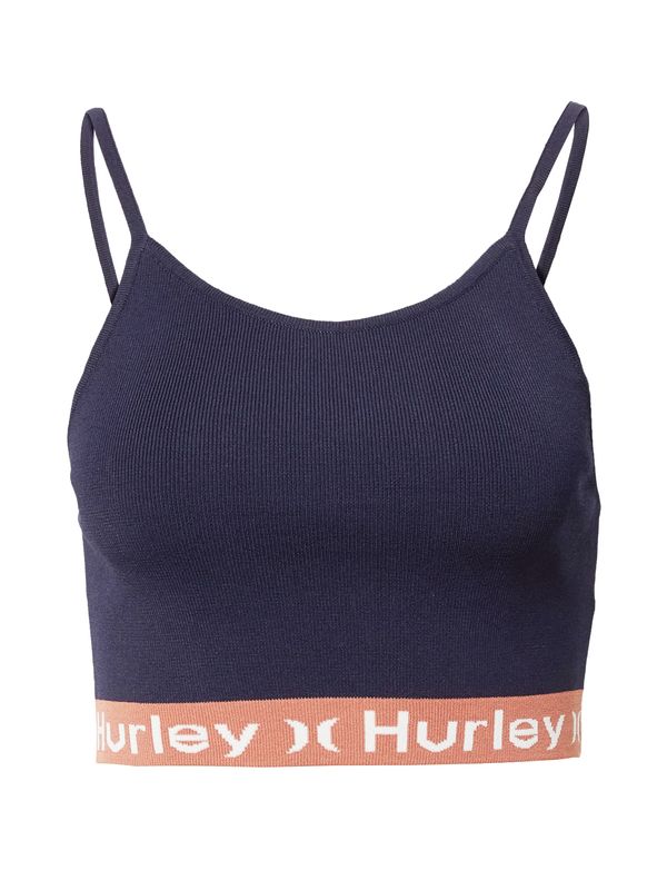 Hurley Hurley Športni top  temno modra / oranžna / bela