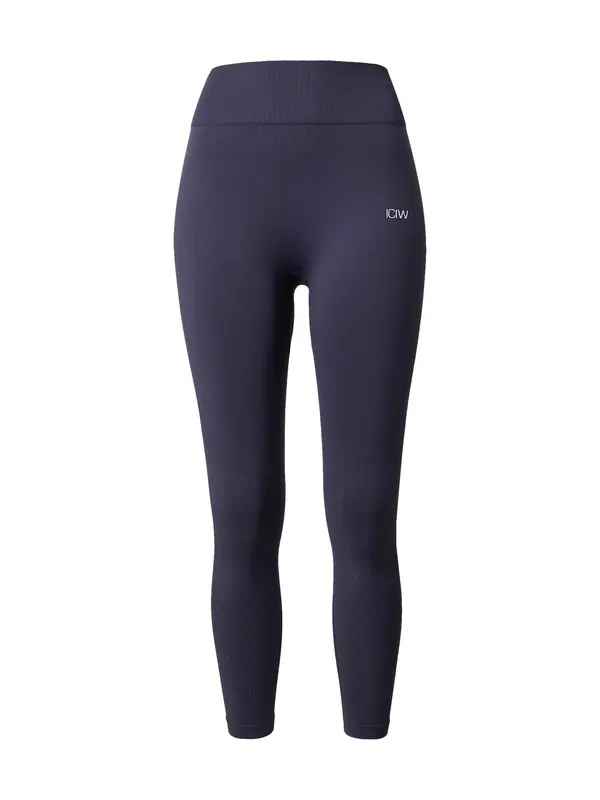 ICANIWILL ICANIWILL Športne hlače 'Define Seamless'  marine / bela