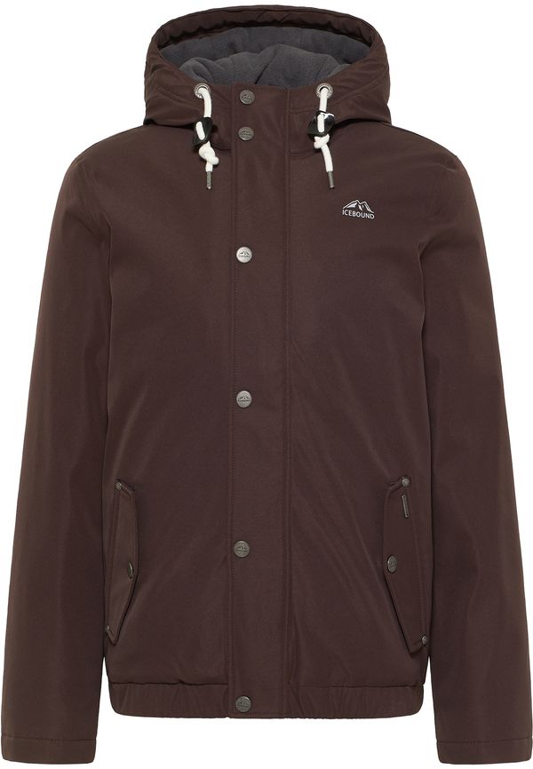 ICEBOUND ICEBOUND Funkcionalna jakna  temno rjava / svetlo siva / temno siva