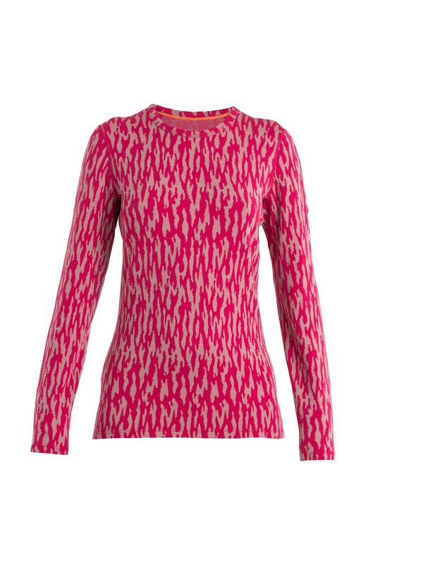 ICEBREAKER ICEBREAKER Majica 'Glacial Flow'  puder / temno roza