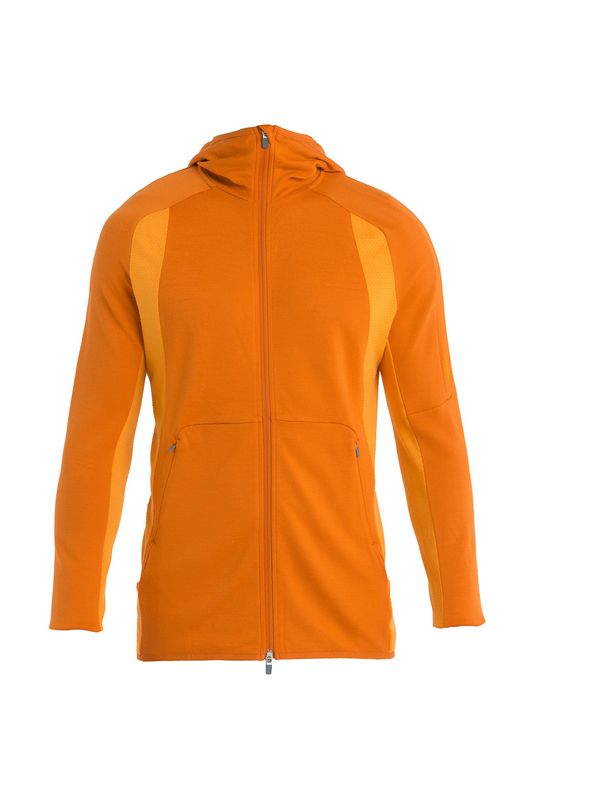 ICEBREAKER ICEBREAKER Športna majica 'Quantum ZoneKnit'  svetlo oranžna / temno oranžna