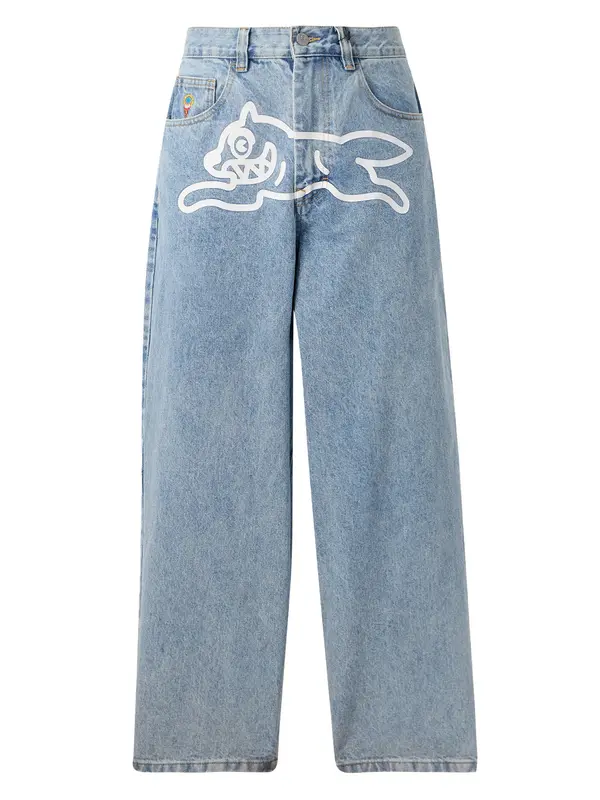 ICECREAM ICECREAM Kavbojke  moder denim / bela