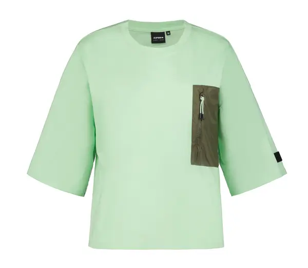 ICEPEAK ICEPEAK Majica 'Achis'  jelka / pastelno zelena
