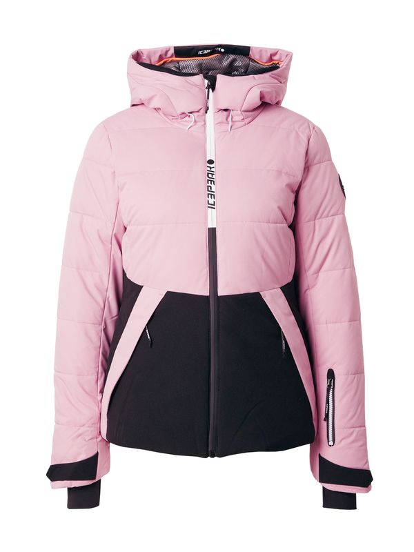 ICEPEAK ICEPEAK Športna jakna 'ELECTRA'  roza / črna / naravno bela