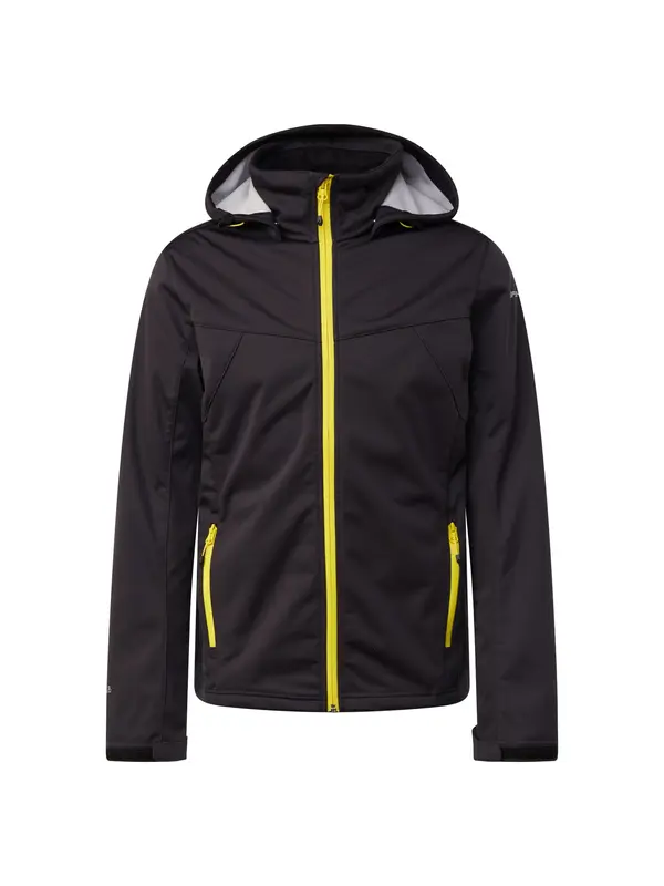 ICEPEAK ICEPEAK Zunanja jakna 'BIGGS'  neonsko rumena / antracit