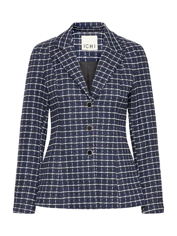 ICHI ICHI Blazer 'IHKATE'  temno modra / črna / bela