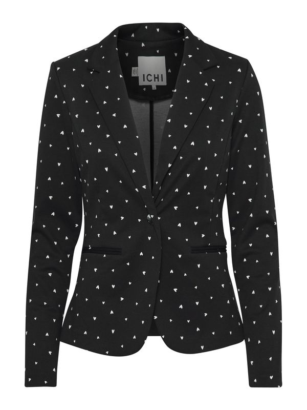 ICHI ICHI Blazer 'KATE'  črna / bela