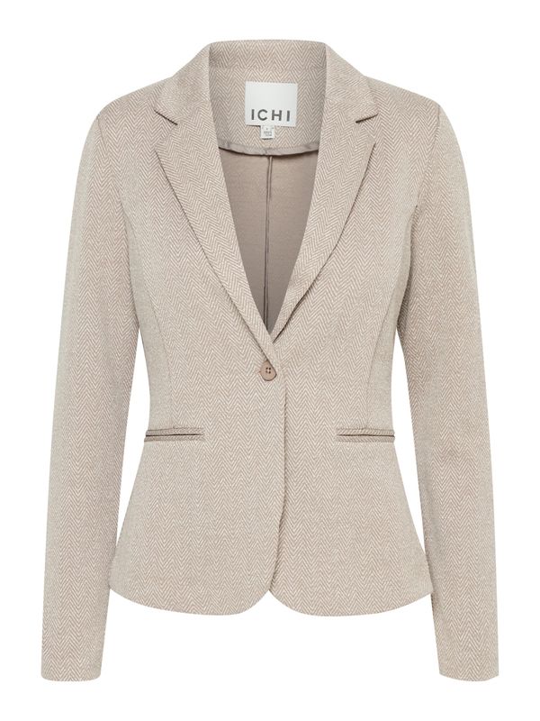 ICHI ICHI Blazer 'Kate'  kapučino / bela