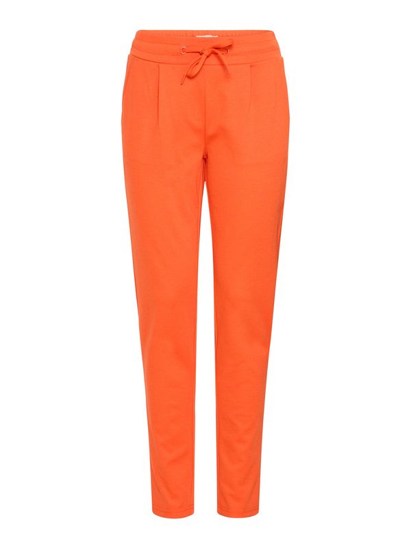 ICHI ICHI Hlače z naborki 'Kate'  oranžno rdeča