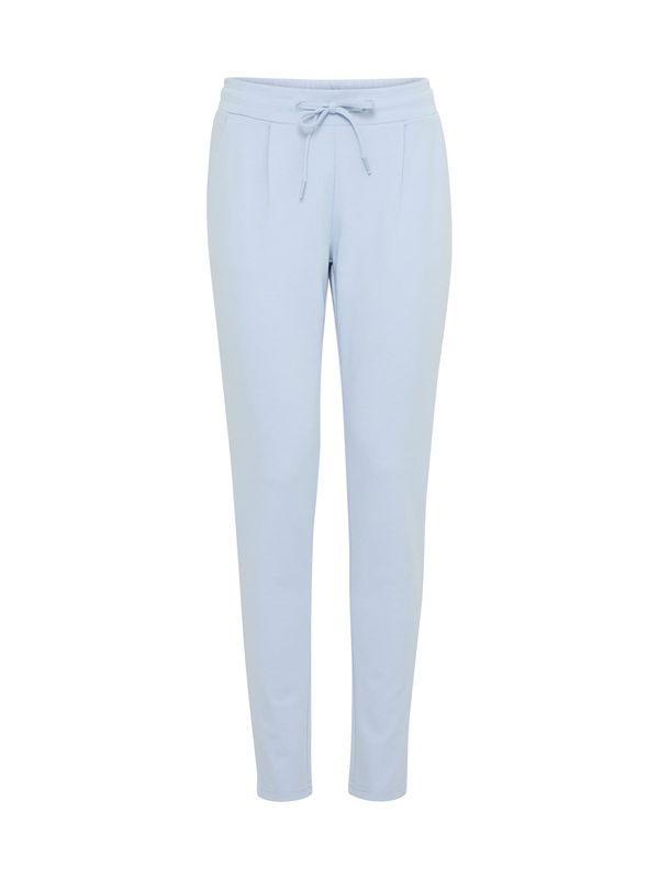 ICHI ICHI Hlače z naborki 'Kate'  svetlo modra