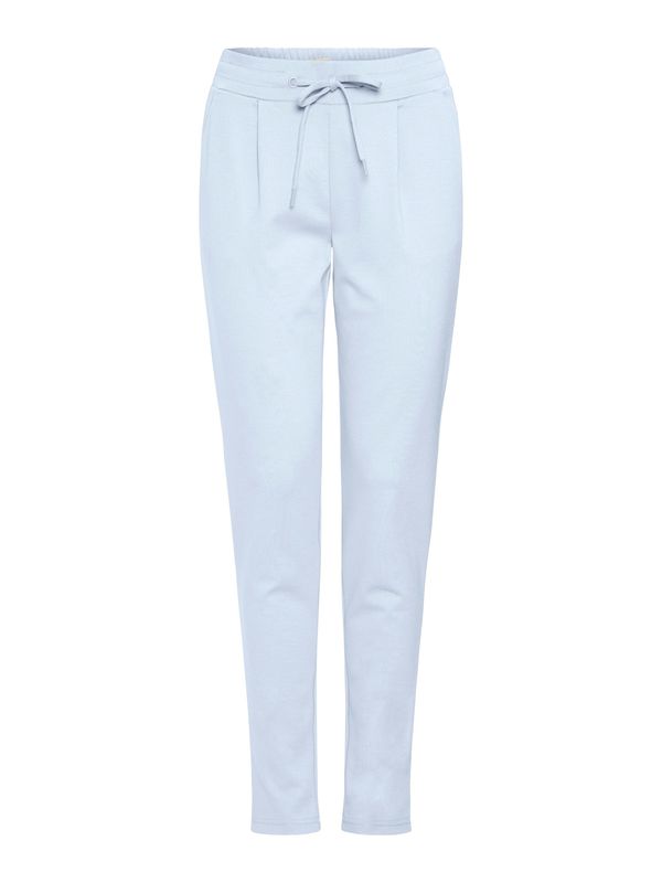 ICHI ICHI Hlače z naborki 'KATE'  svetlo modra