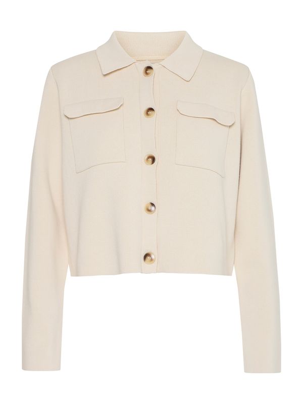 ICHI ICHI Pletena jopa 'KETTY'  kremna