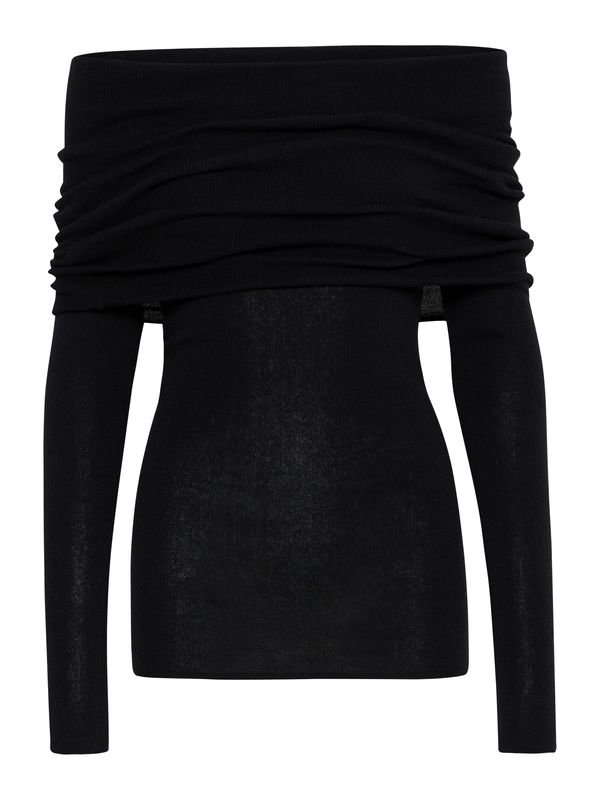 ICHI ICHI Pulover 'SERAFINE'  črna