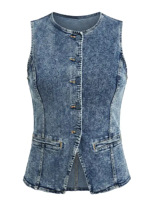 Imily Bela Imily Bela Brezrokavnik  moder denim
