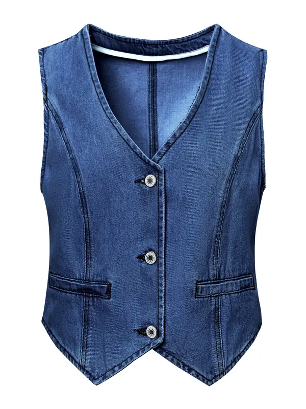 Imily Bela Imily Bela Brezrokavnik  moder denim