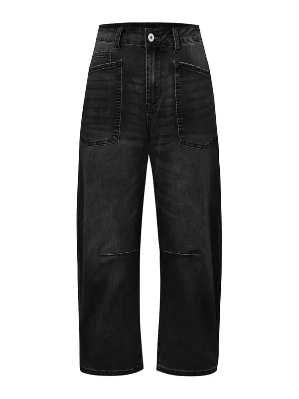 Imily Bela Imily Bela Kavbojke  črn denim