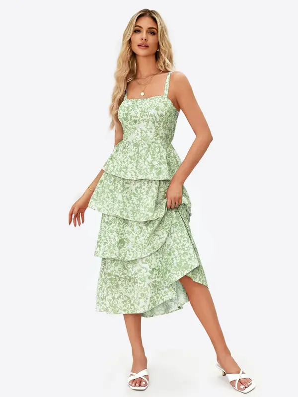 Imily Bela Imily Bela Obleka  pastelno zelena / bela
