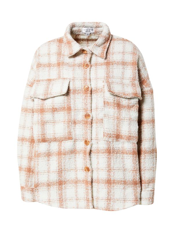 In The Style In The Style Prehodna jakna 'PERRIE SIANS'  rjava / bela