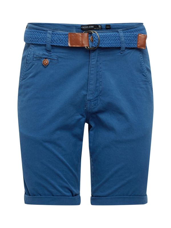 INDICODE JEANS INDICODE JEANS Hlače 'Conor'  kraljevo modra / karamel