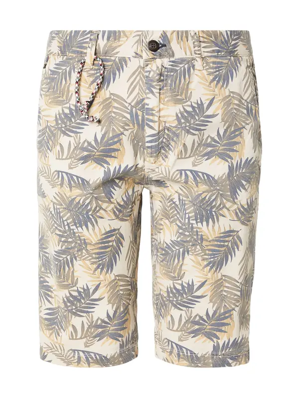 INDICODE JEANS INDICODE JEANS Hlače 'Puffer'  pesek / encijan / zelena / kaki