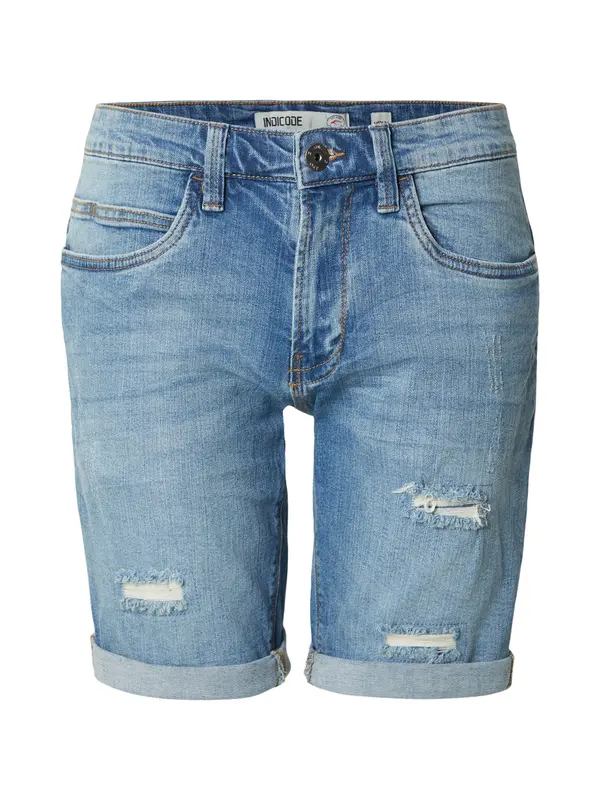 INDICODE JEANS INDICODE JEANS Kavbojke 'INKaden Holes'  moder denim