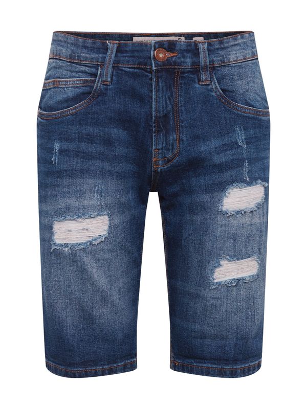 INDICODE JEANS INDICODE JEANS Kavbojke 'Kaden Holes'  moder denim