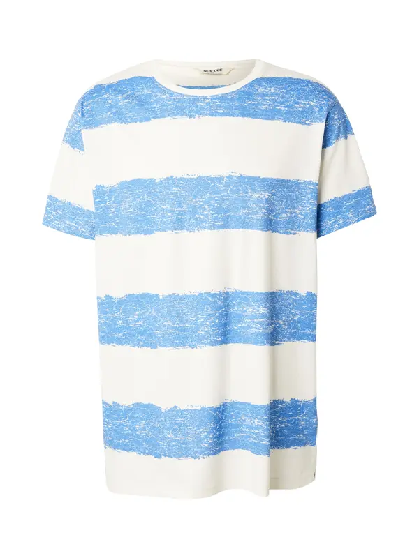 INDICODE JEANS INDICODE JEANS Majica 'Paint'  azur / bela