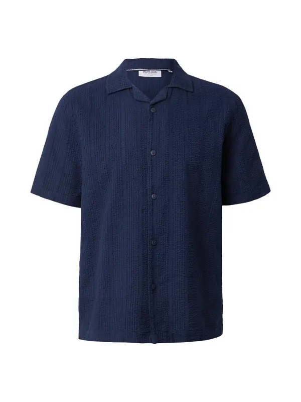 INDICODE JEANS INDICODE JEANS Srajca 'Waves'  mornarska