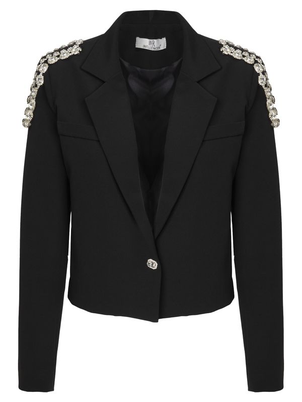 Influencer Influencer Blazer  črna / srebrna