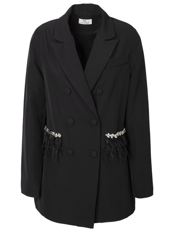 Influencer Influencer Blazer  črna / transparentna