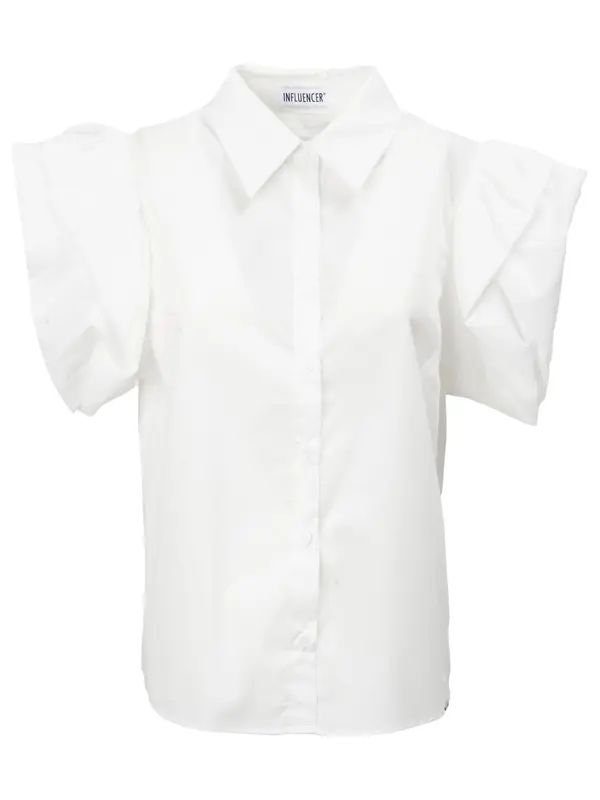 Influencer Influencer Bluza  bela