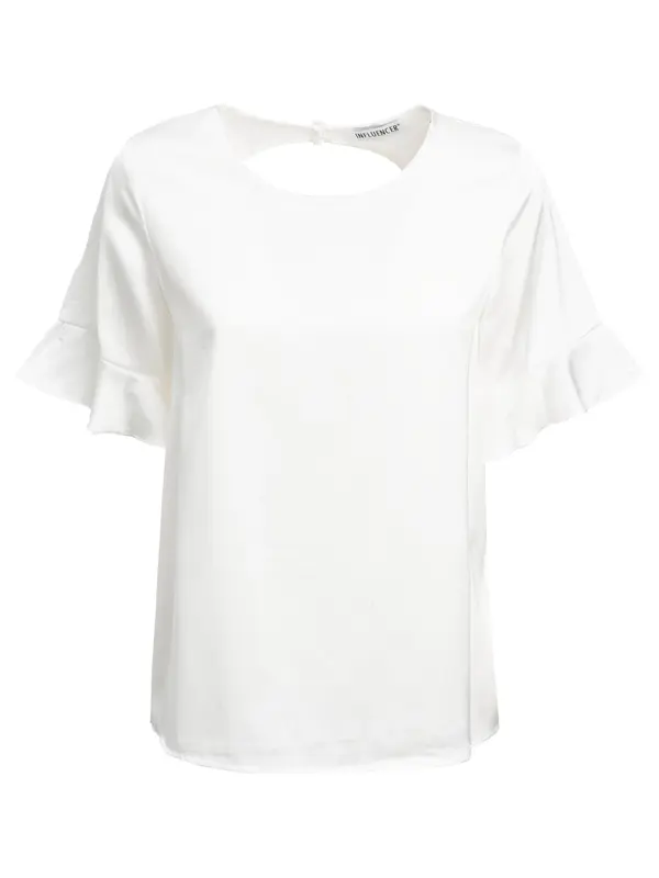 Influencer Influencer Bluza  bela