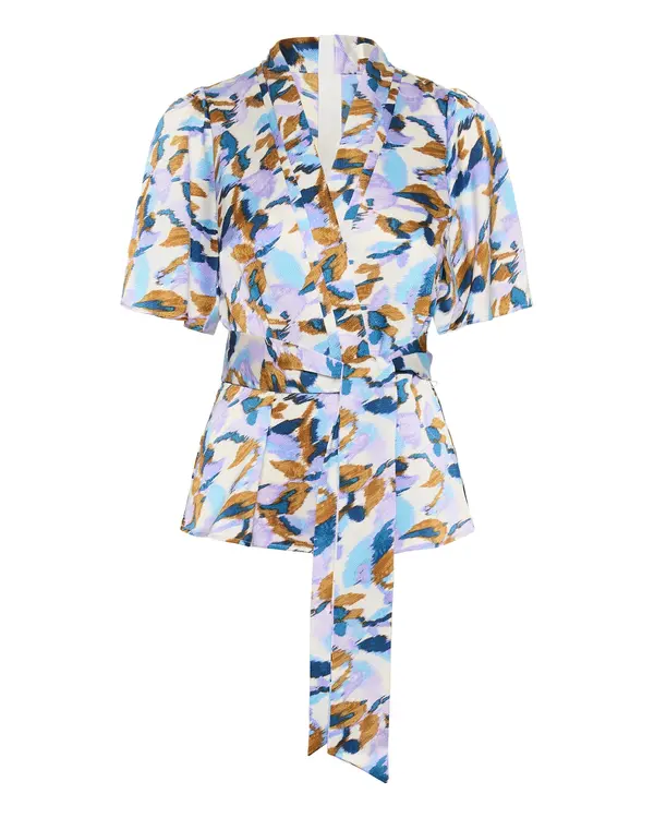 InWear InWear Bluza 'IWSendra'  modra / svetlo modra / majnica / bela