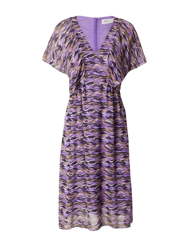 InWear InWear Obleka 'Elra'  rjava / majnica / svetlo lila / črna