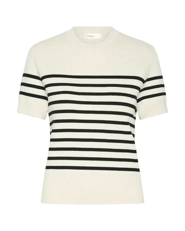 InWear InWear Pulover 'Wallis'  črna / bela