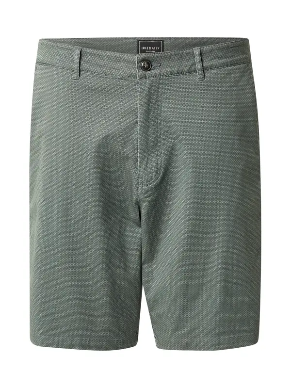 Iriedaily Iriedaily Chino hlače 'Love City'  pastelno zelena / temno zelena
