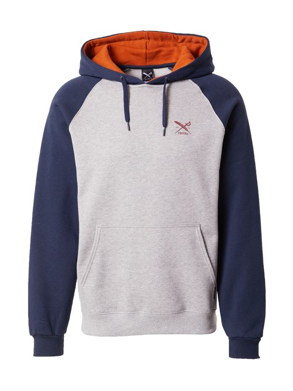 Iriedaily Iriedaily Majica 'De College'  mornarska / pegasto siva / temno oranžna / karminsko rdeča