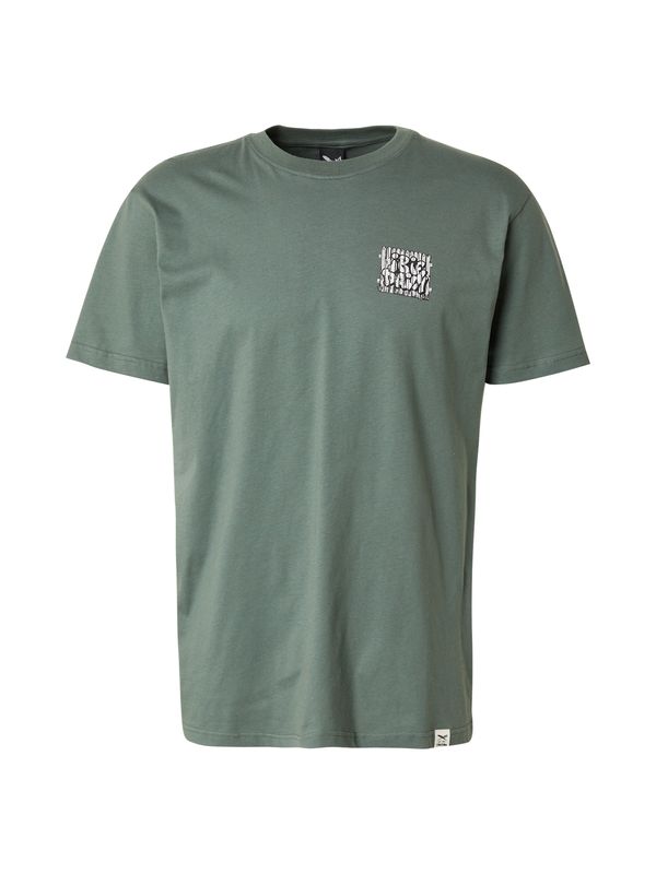 Iriedaily Iriedaily Majica 'Garden Gnome'  zelena / črna / bela