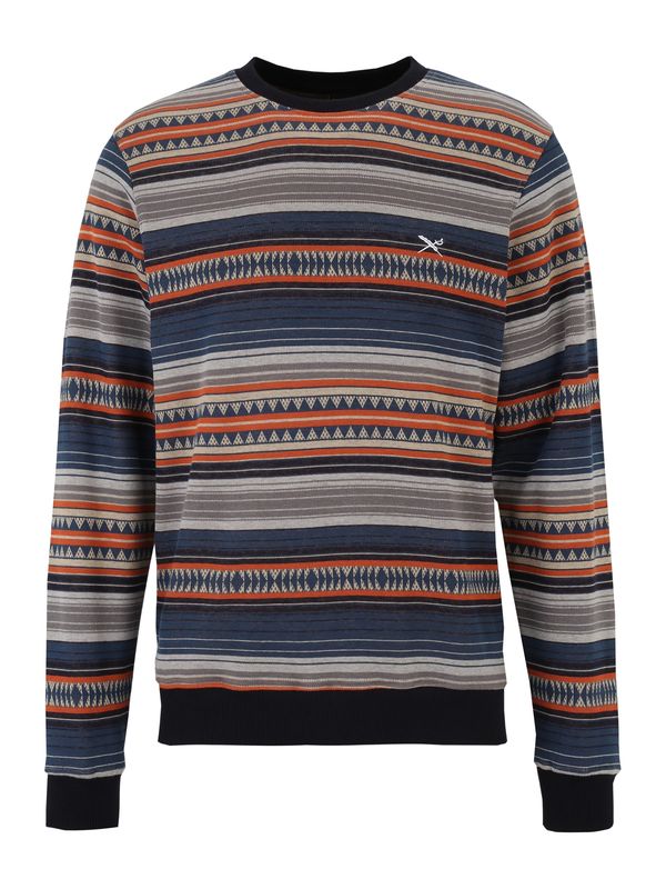 Iriedaily Iriedaily Majica 'Vintachi'  marine / greige / oranžna / črna